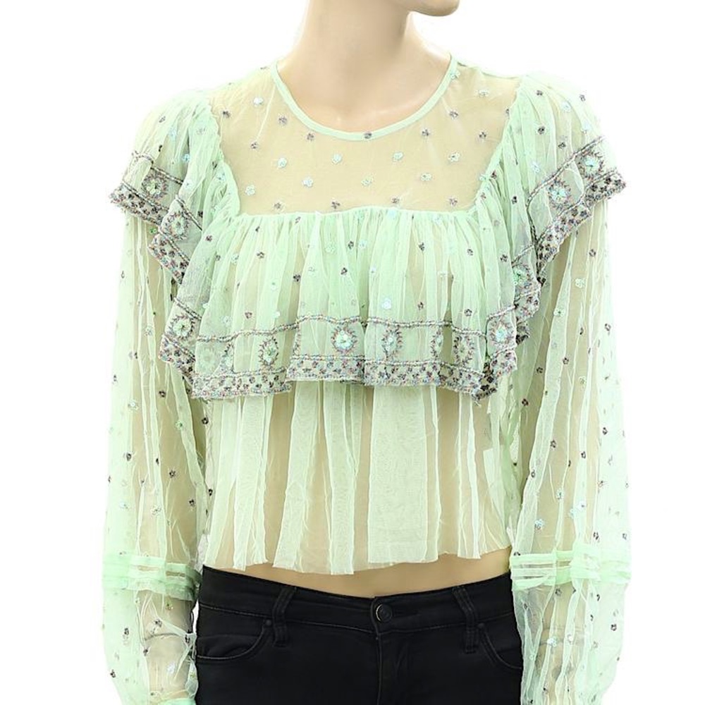 Free People | Disco Ball Top | Worn Once for Photoshoot | Authentic
